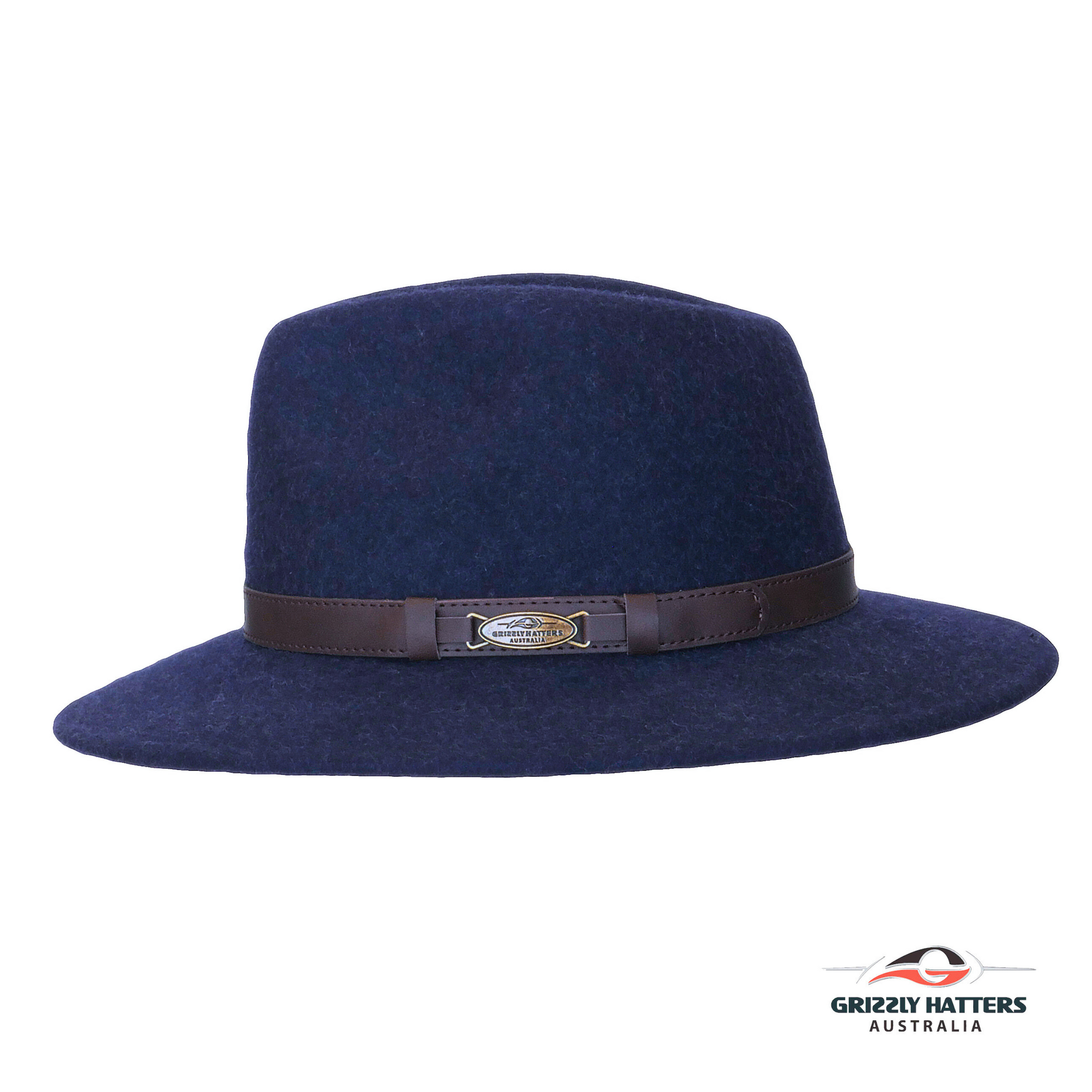 THE SAPPHIRE Fedora Hat in NAVY