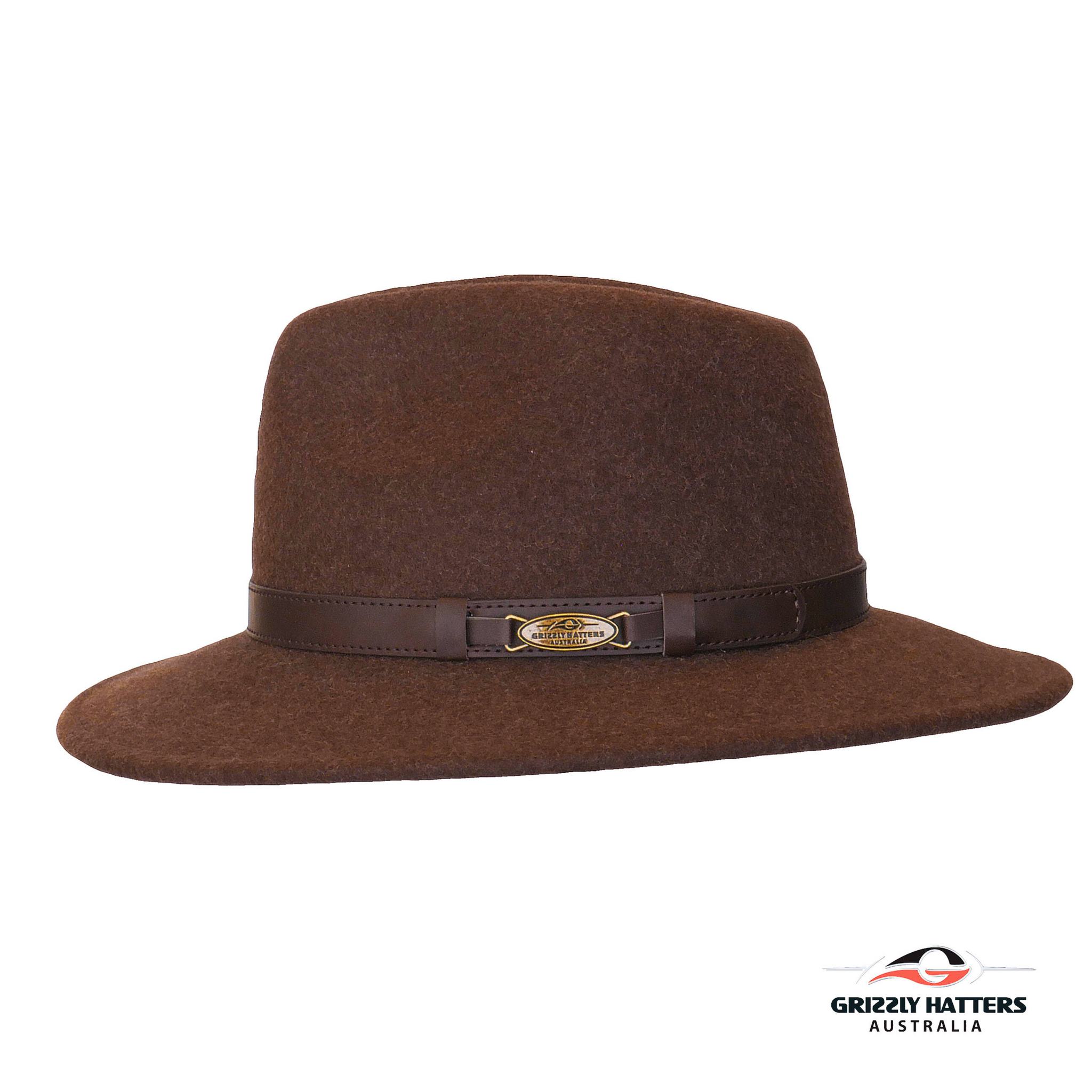THE SAPPHIRE Fedora Hat in BROWN