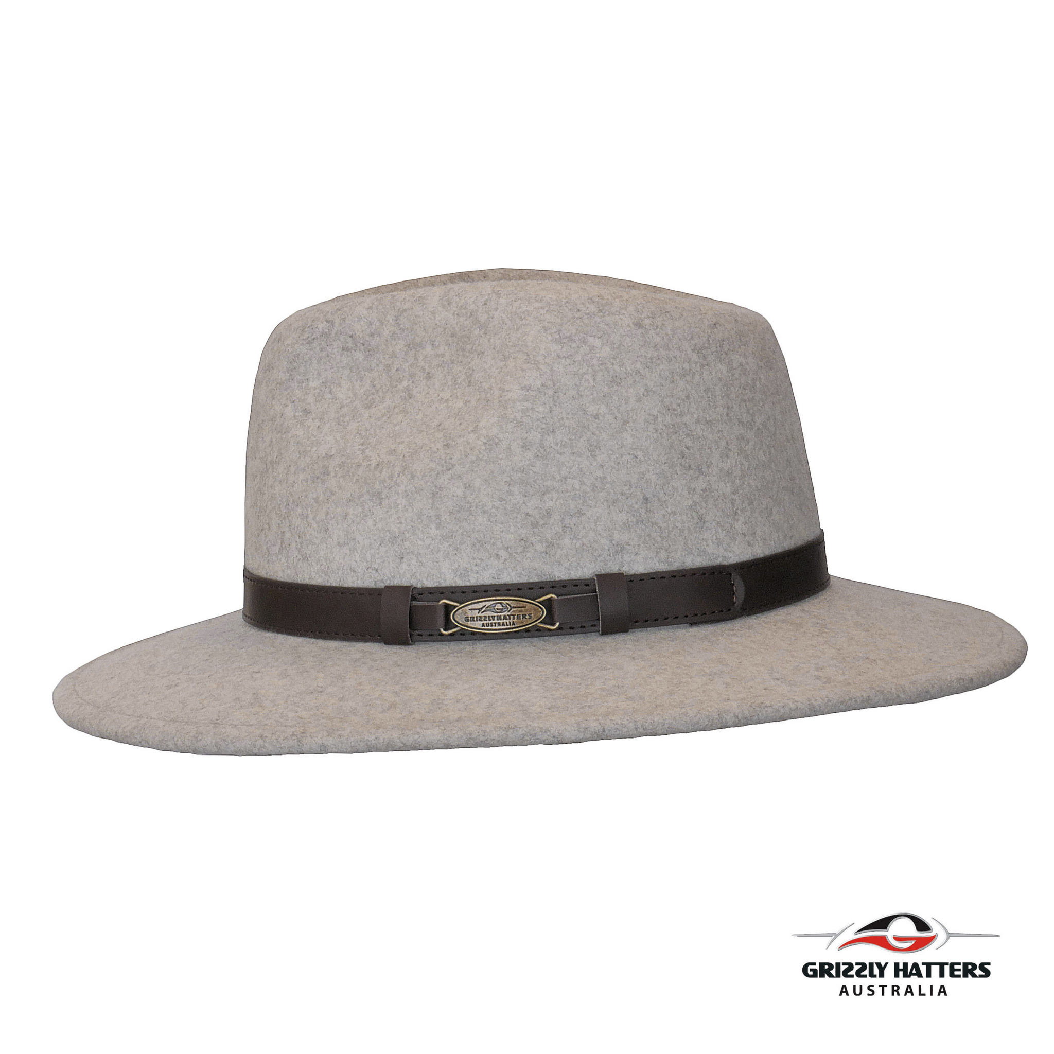 THE SAPPHIRE Fedora Hat in GREIGE