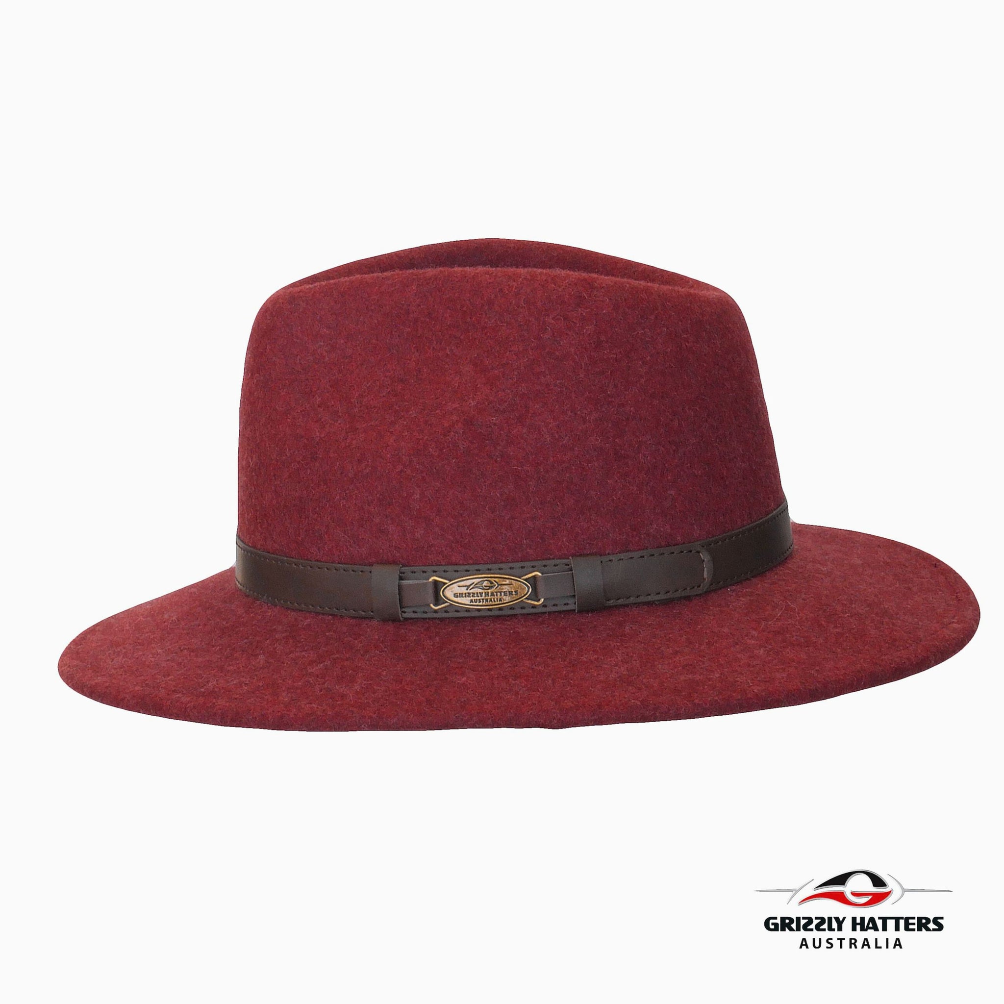 THE SAPPHIRE Fedora Hat in RED