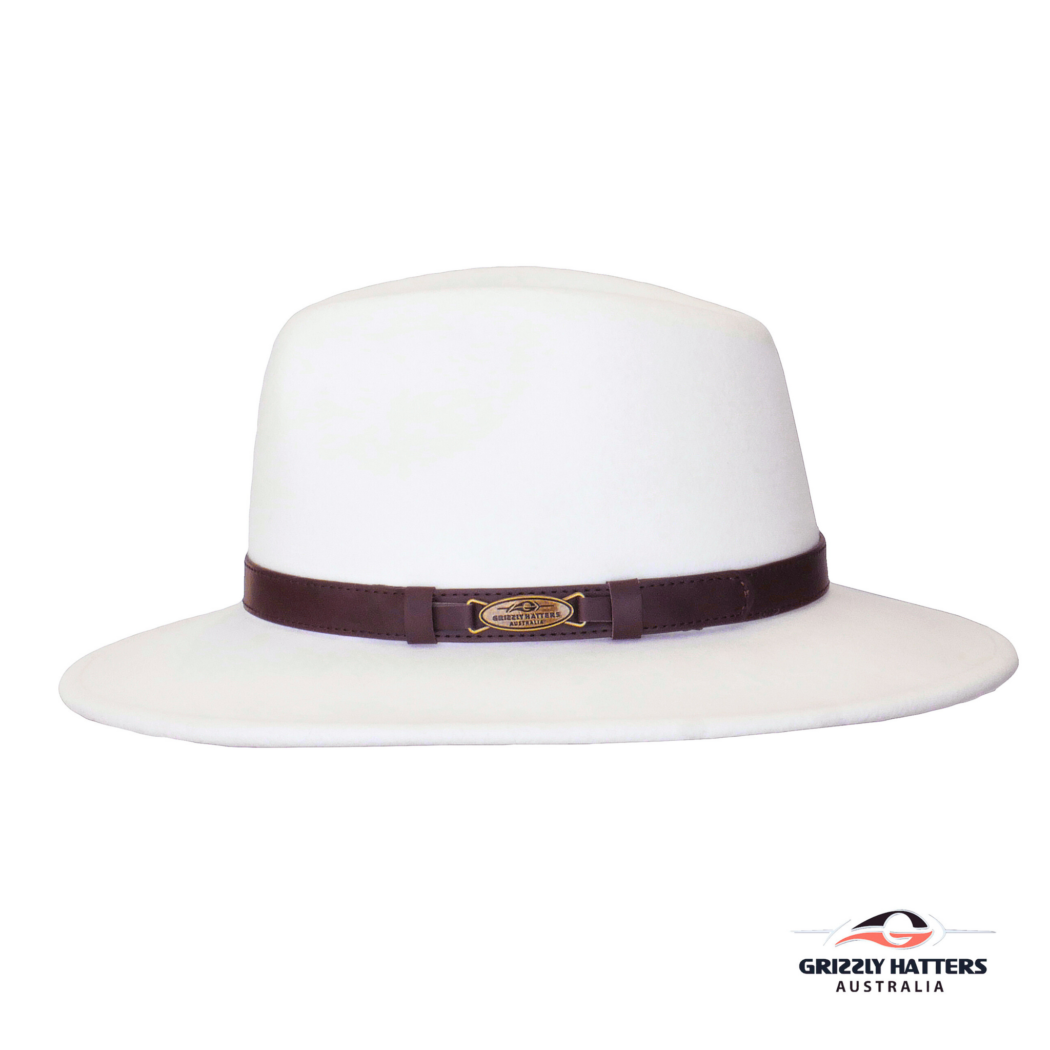 THE SAPPHIRE Fedora Hat in IVORY WHITE