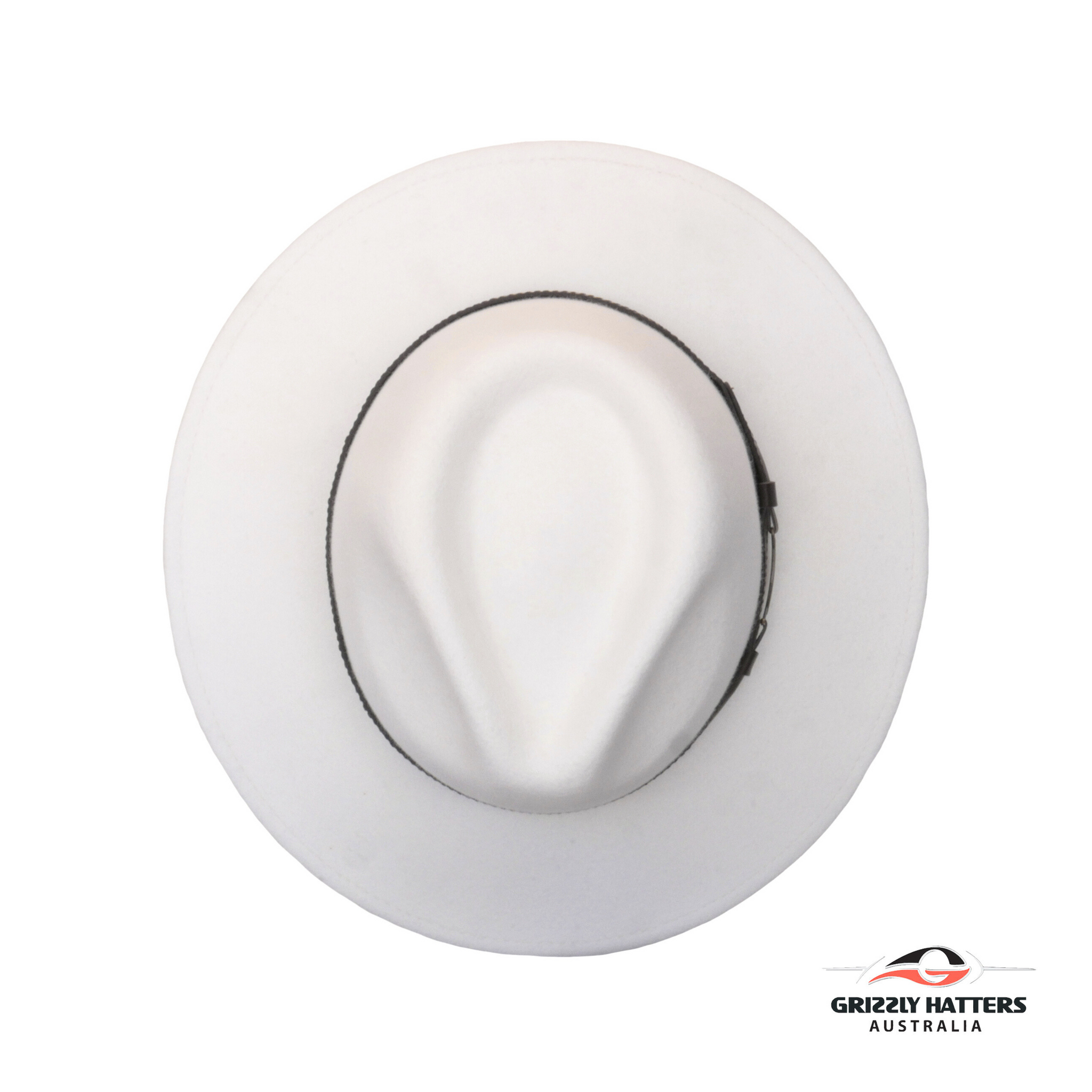 THE SAPPHIRE Fedora Hat in IVORY WHITE