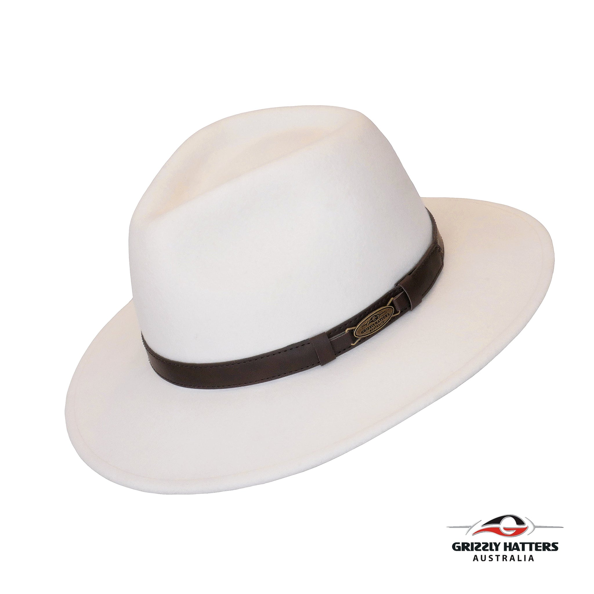 THE SAPPHIRE Fedora Hat in GREIGE