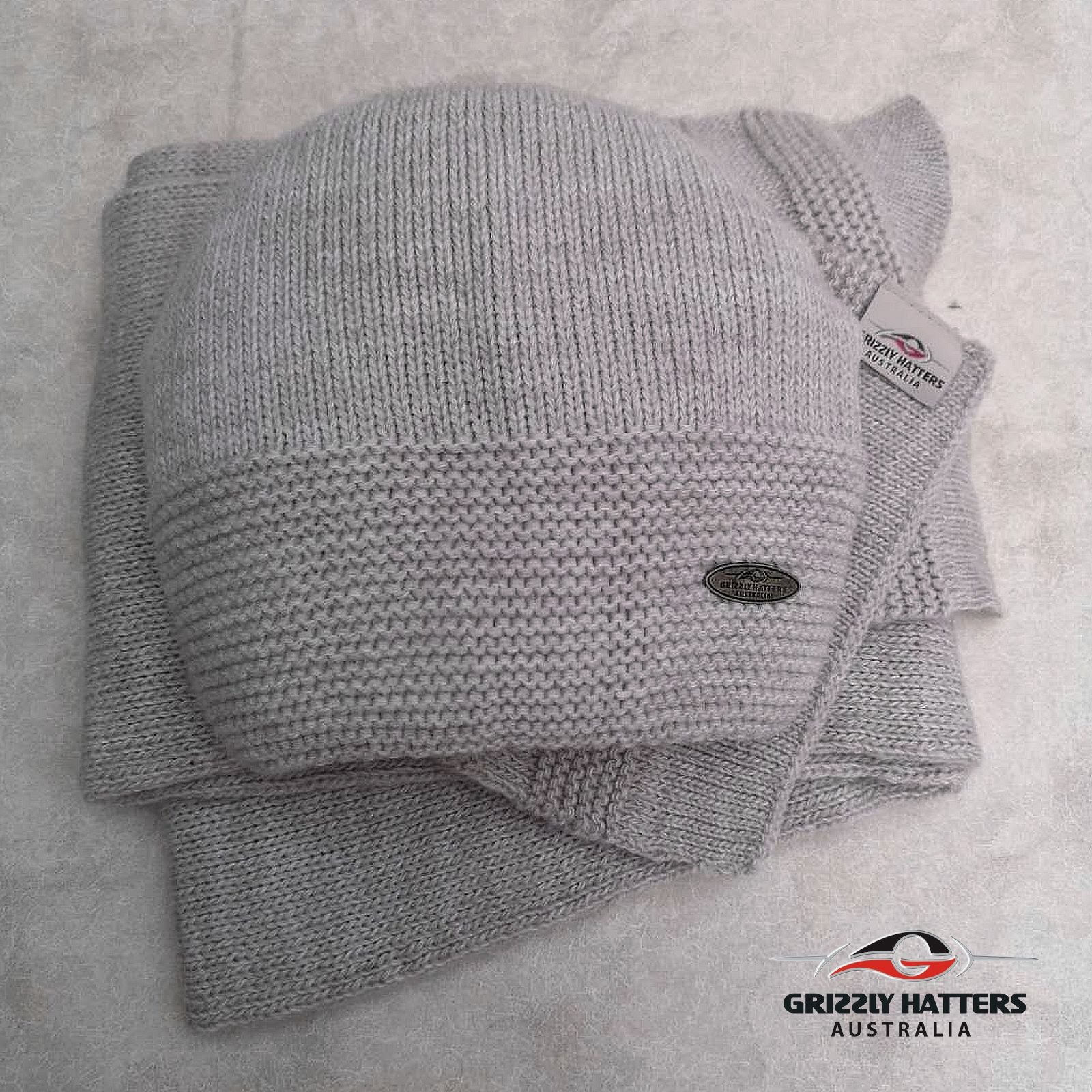 Merino wool blend Beanie & Scarf Set