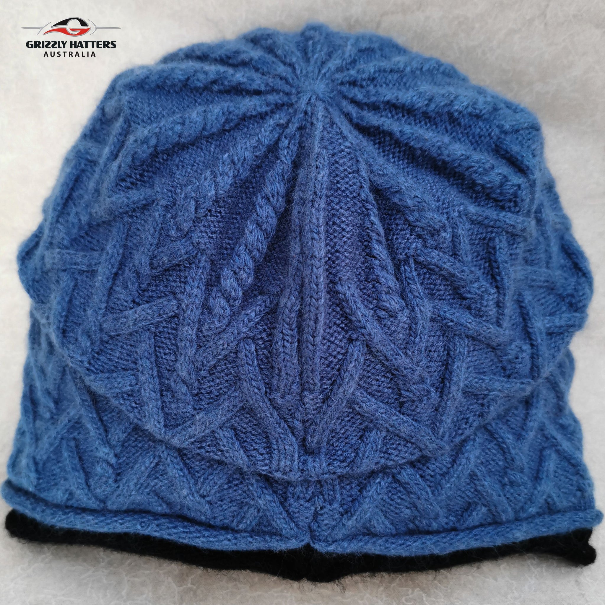 Beanie & Scarf Set : Merino / Angora wool & acrylic yarn blend