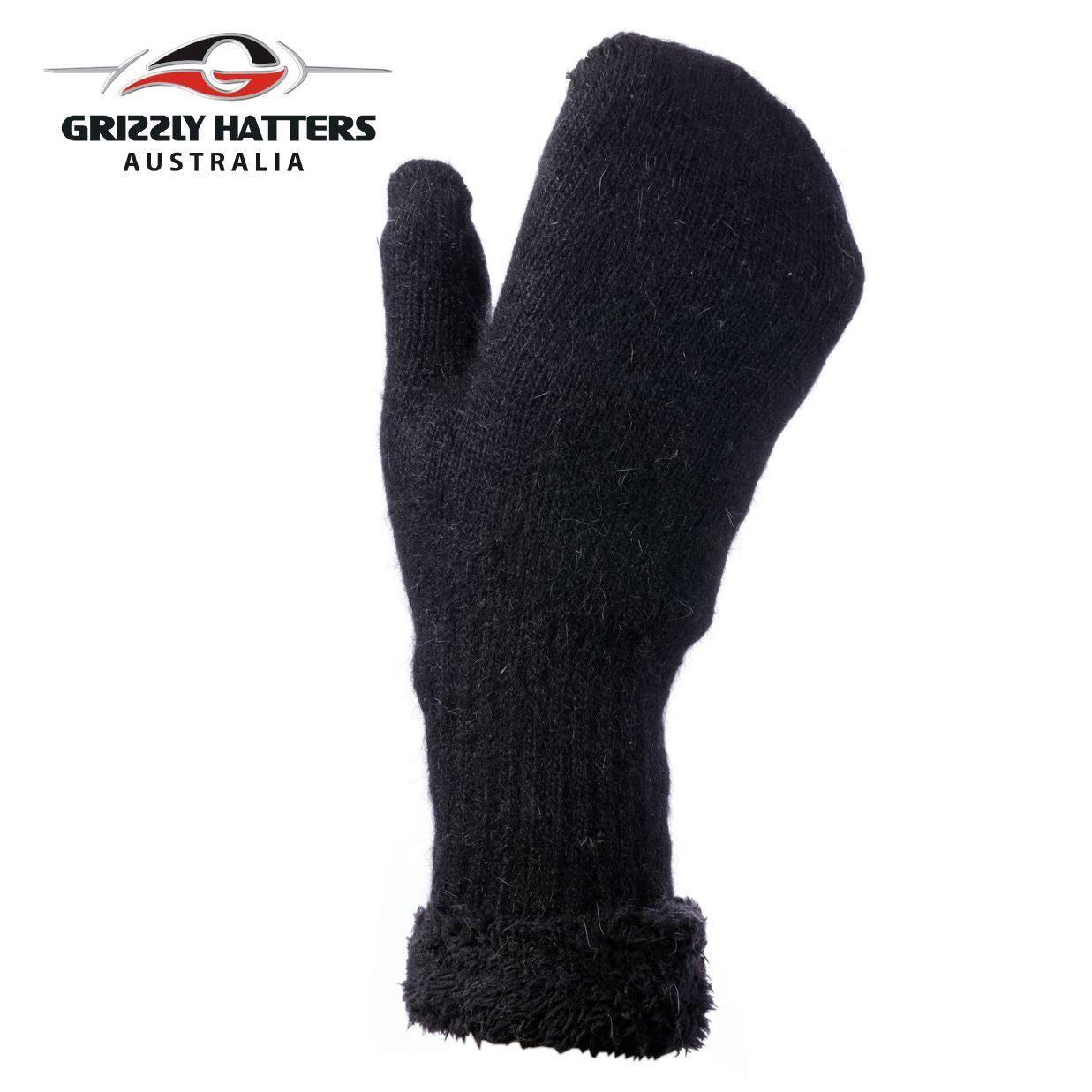 Ladies Wool Mittens with extra lining layer