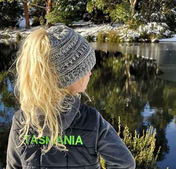 Ponytail Beanie with fleece lining