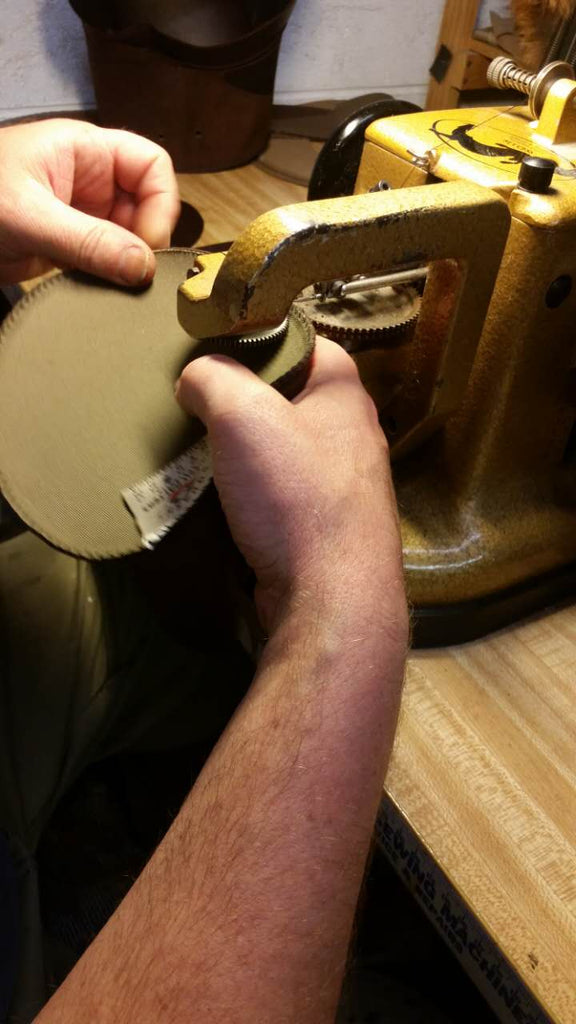making leather hats