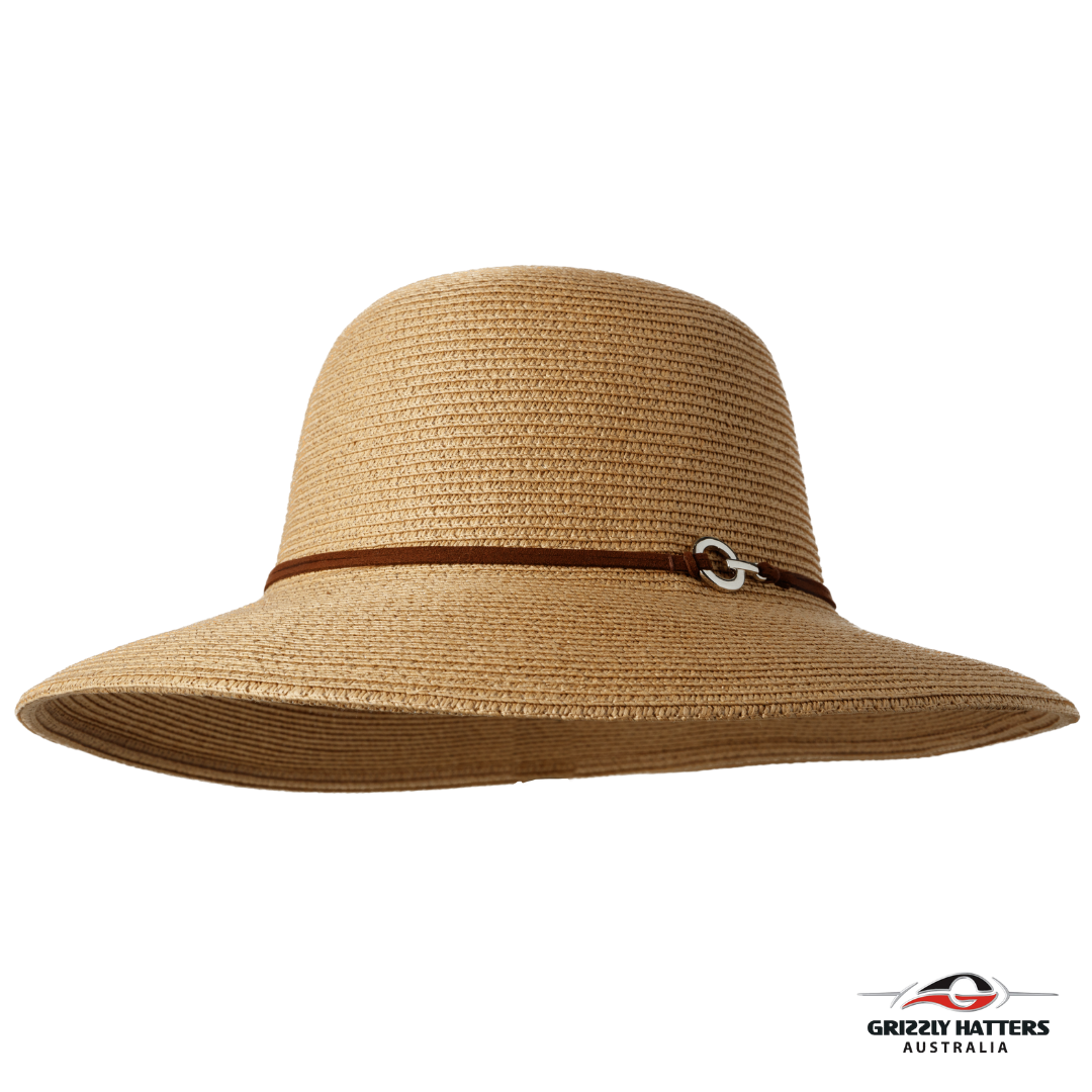 Sun Hat with Metallic Charm Detail