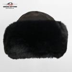 Faux Fur Hat Soft Rabbit Imitation Black Colour