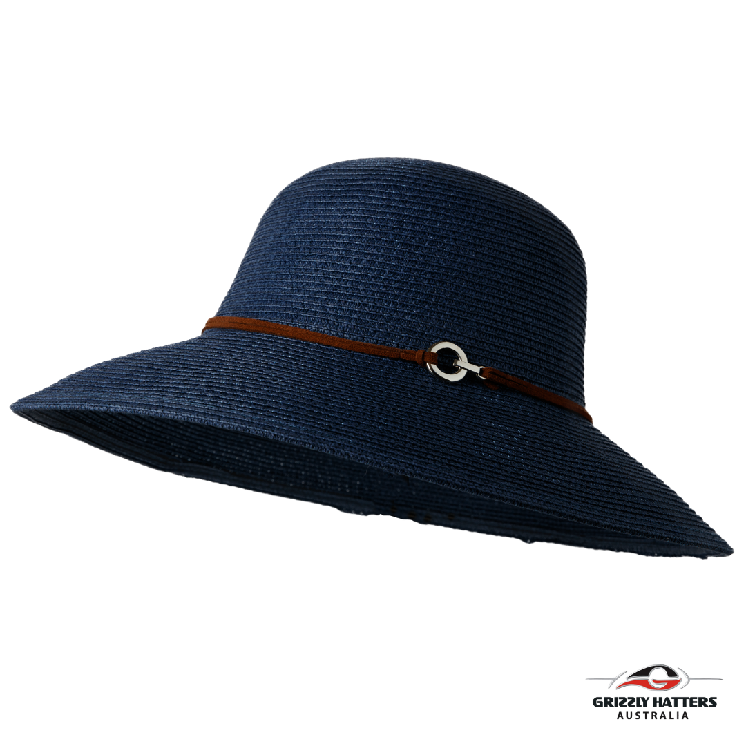 Sun Hat with Metallic Charm Detail