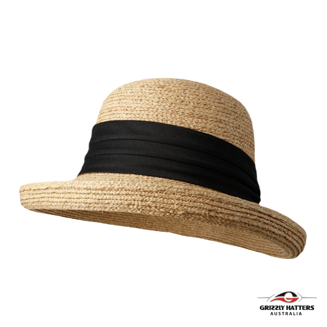 Straw Sun hat with Ribbon Bow