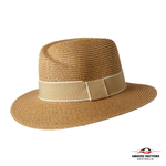 Fedora Style Sun Hat with Wide Ribbon