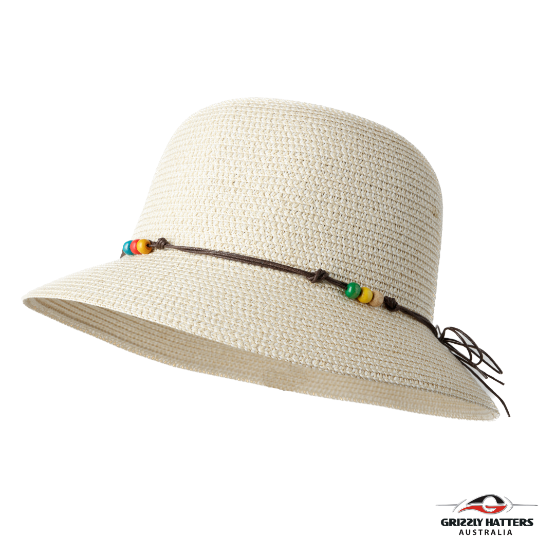 Sun Hat with Bead Charm