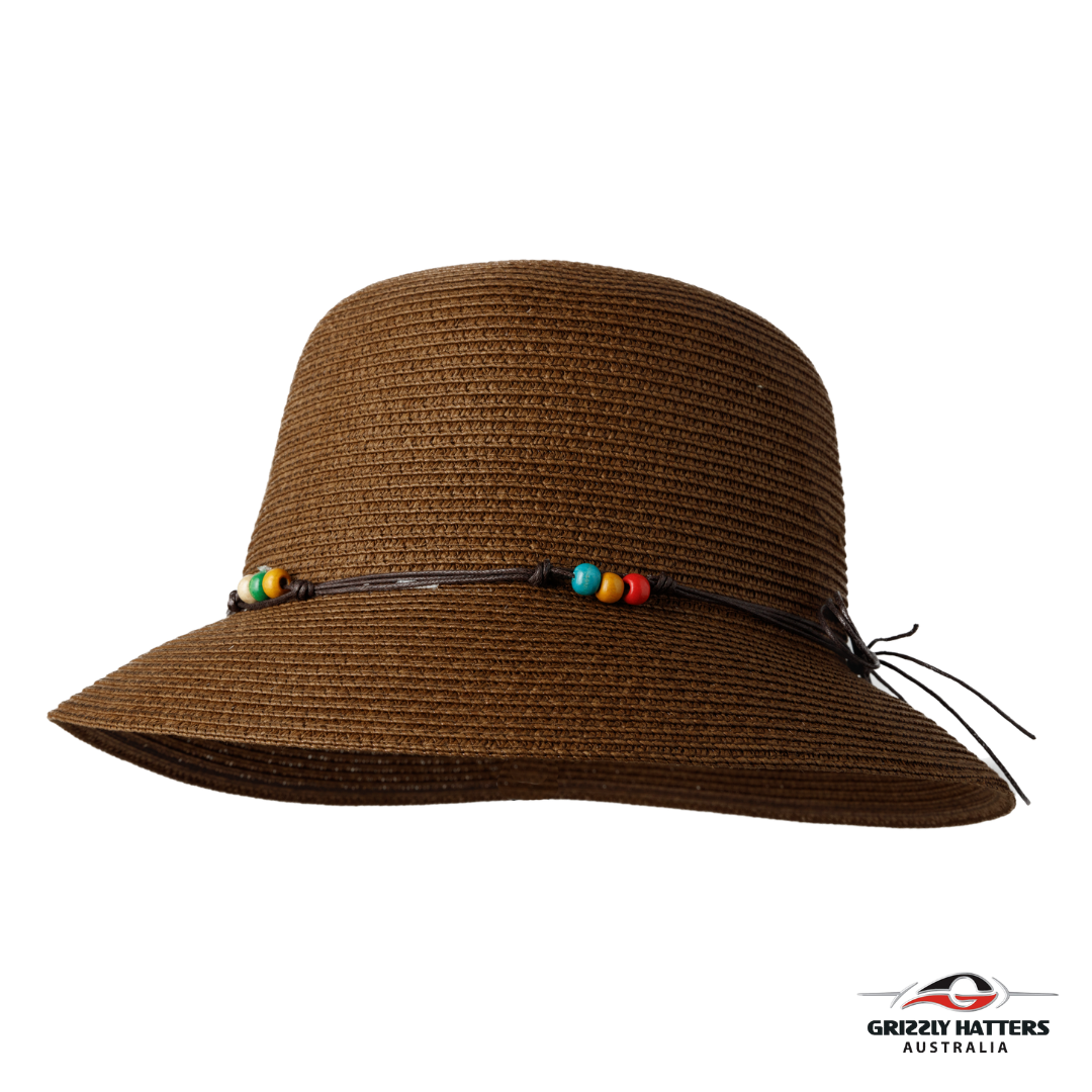 Sun Hat with Bead Charm