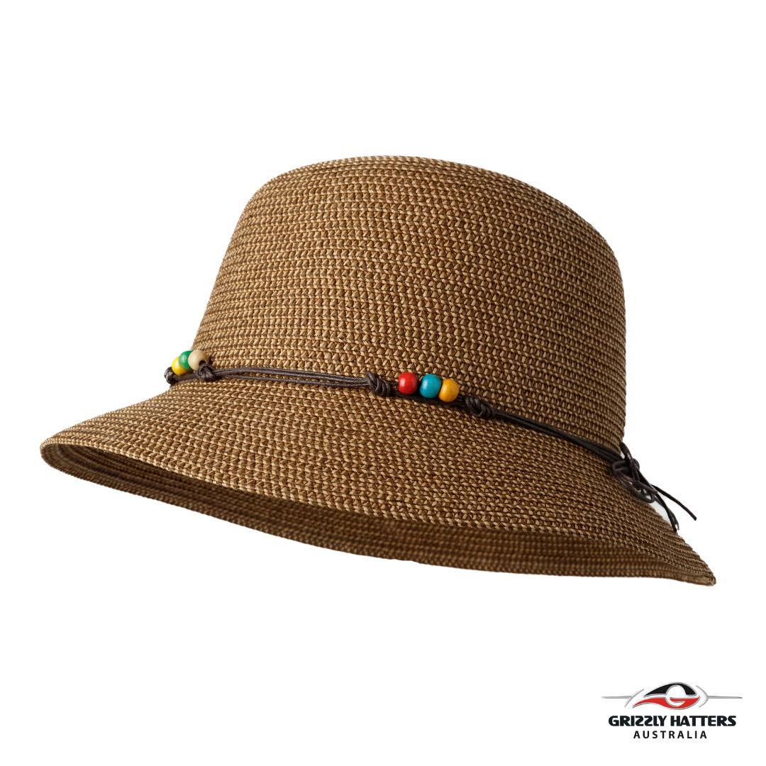 Sun Hat with Bead Charm