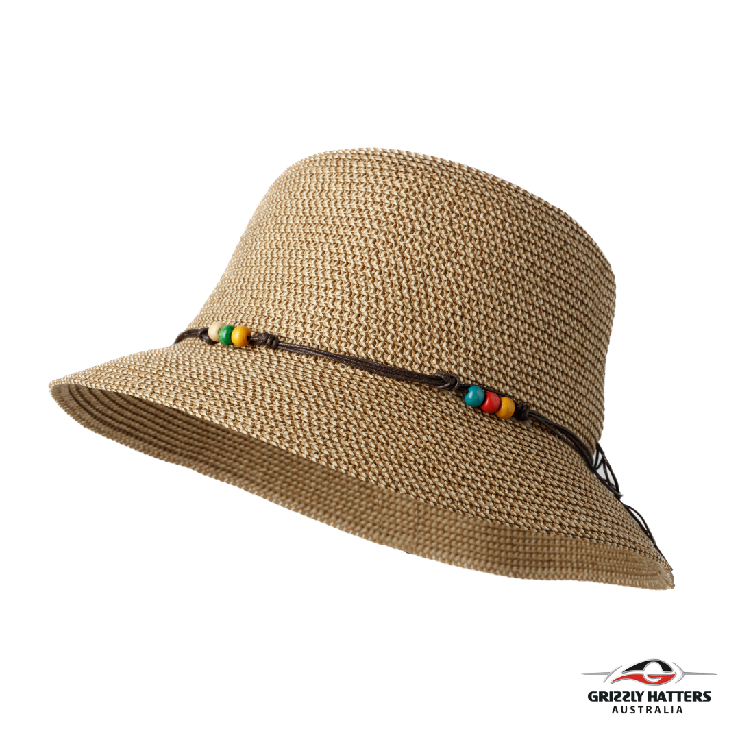 Sun Hat with Bead Charm