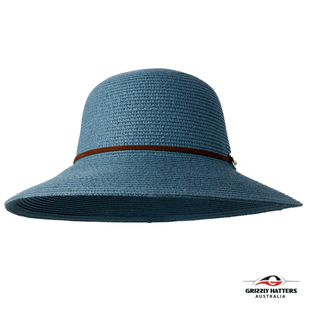 Sun Hat with Metallic Charm Detail