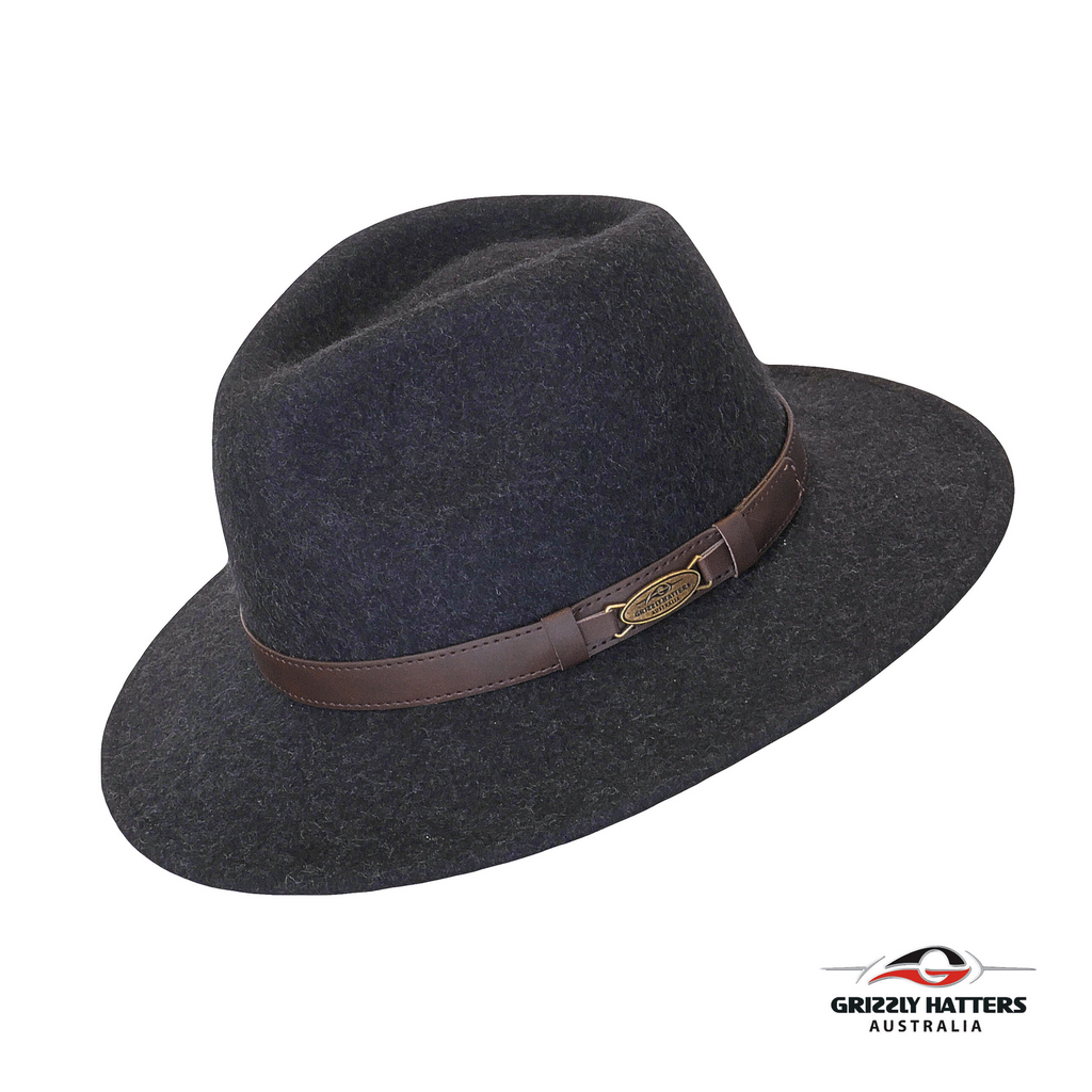THE SAPPHIRE Fedora Hat in NAVY
