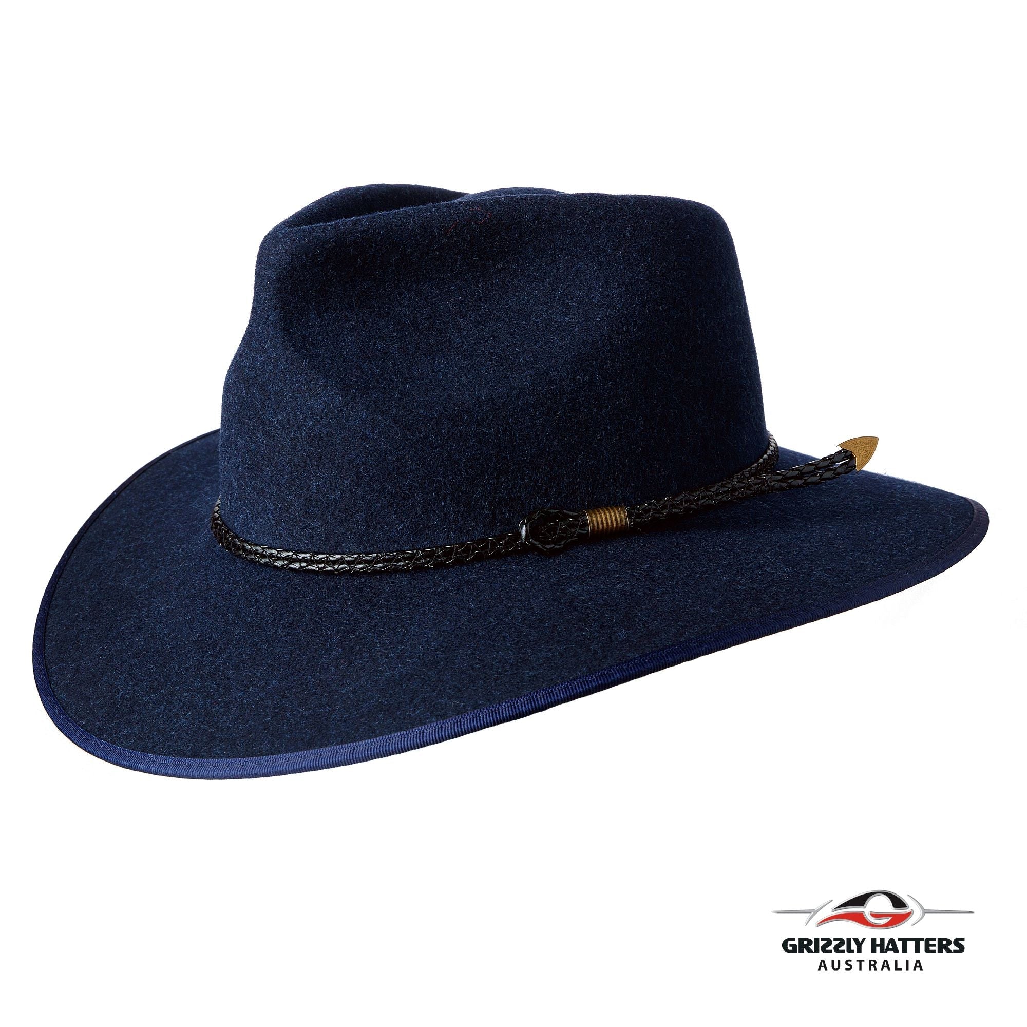 THE WELLINGTON Fedora Hat in FERN GREEN with Braid