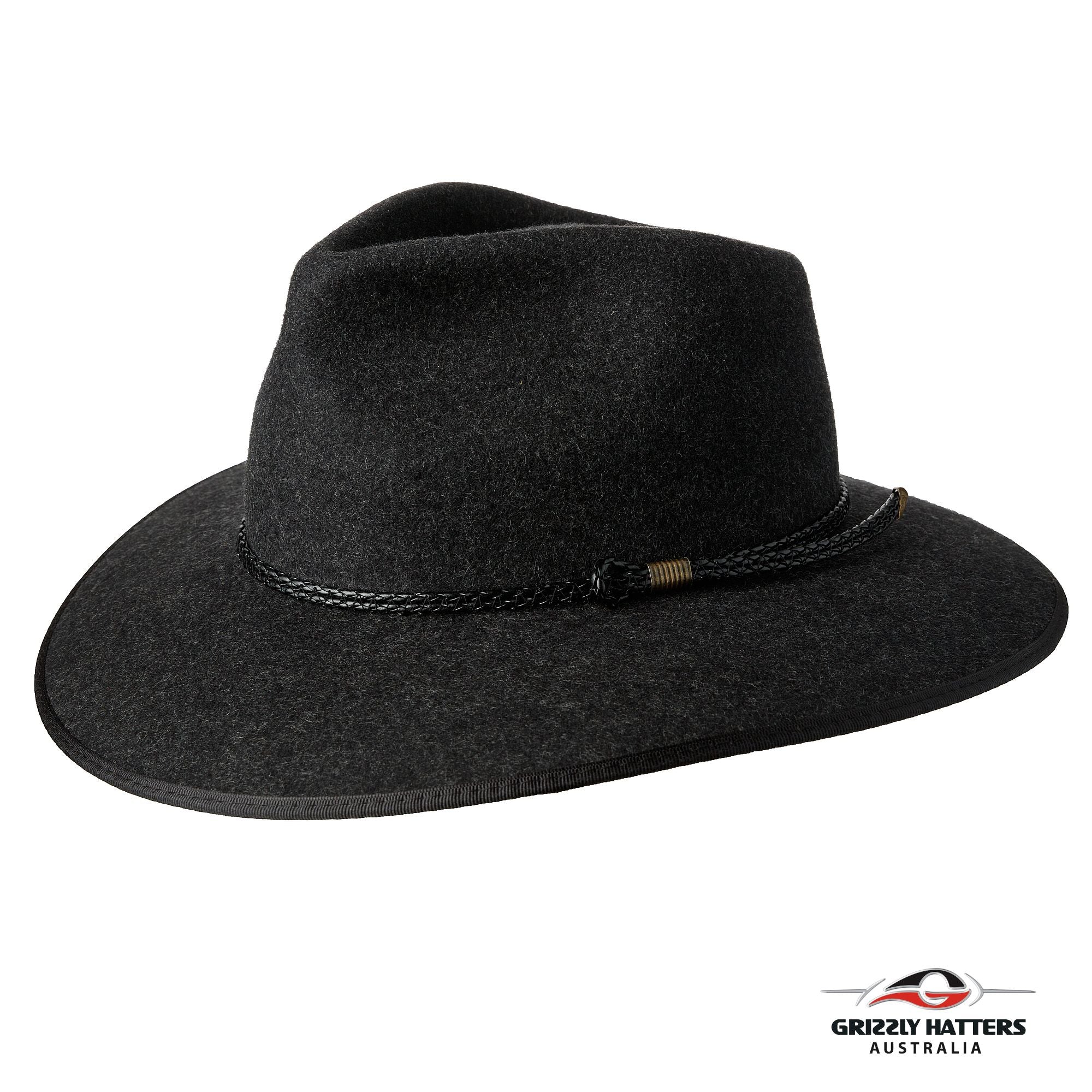 THE WELLINGTON Fedora Hat in FERN GREEN with Braid