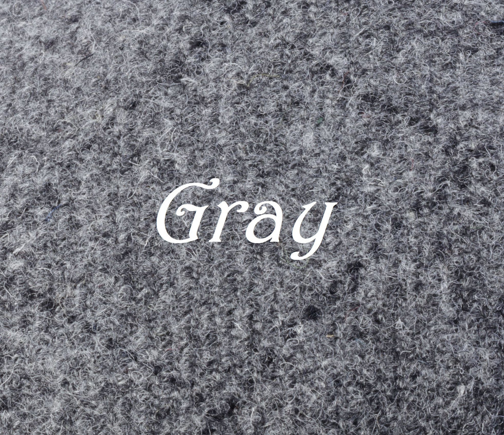 Harris Tweed Wool Flat Cap in Gray Colour