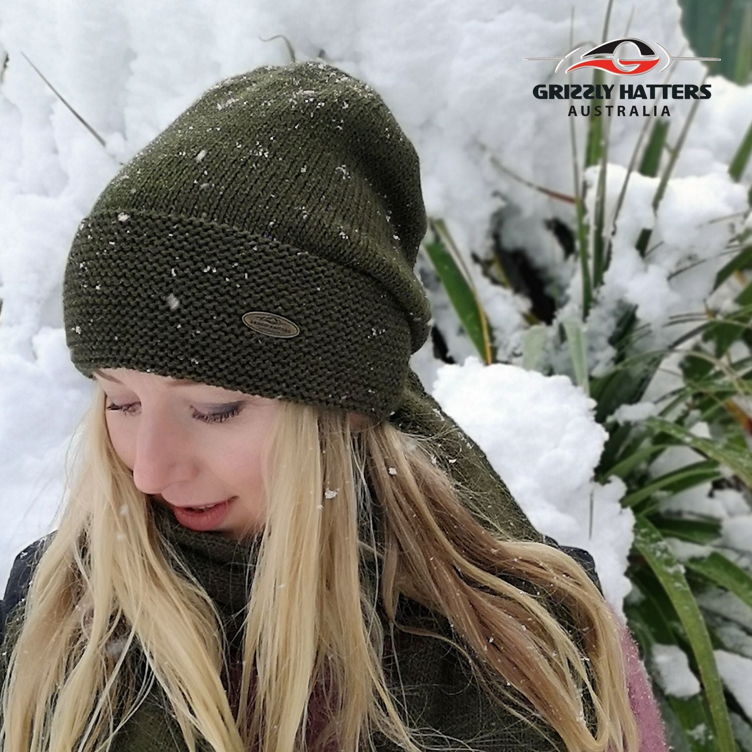 Australian Merino wool blend Beanie and Scarf Set by Grizzly Hatters / Salamanca market beanie and scarf