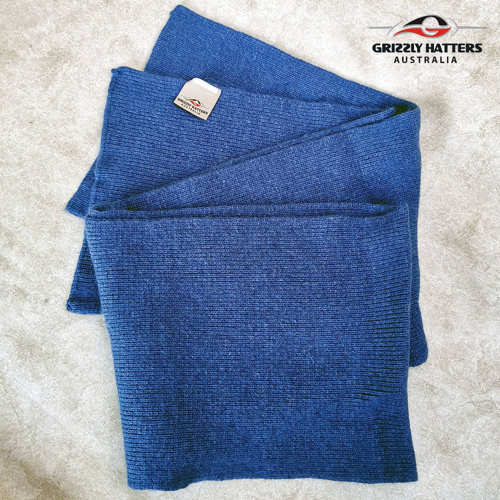 Beanie & Scarf Set : Merino / Angora wool & acrylic yarn blend