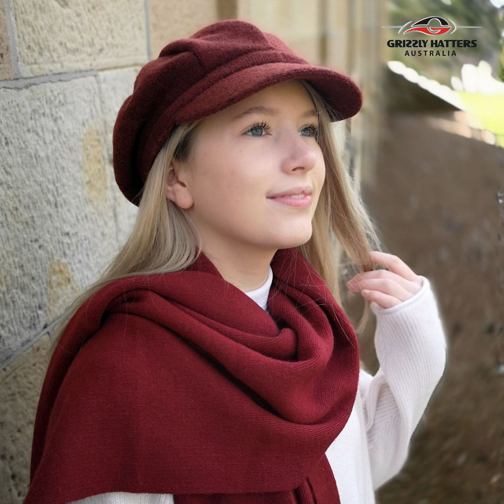 Super soft large size merino wool scarf by Grizzly hatters extra warm and durable different colours