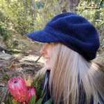 Wool Beret with a Peak